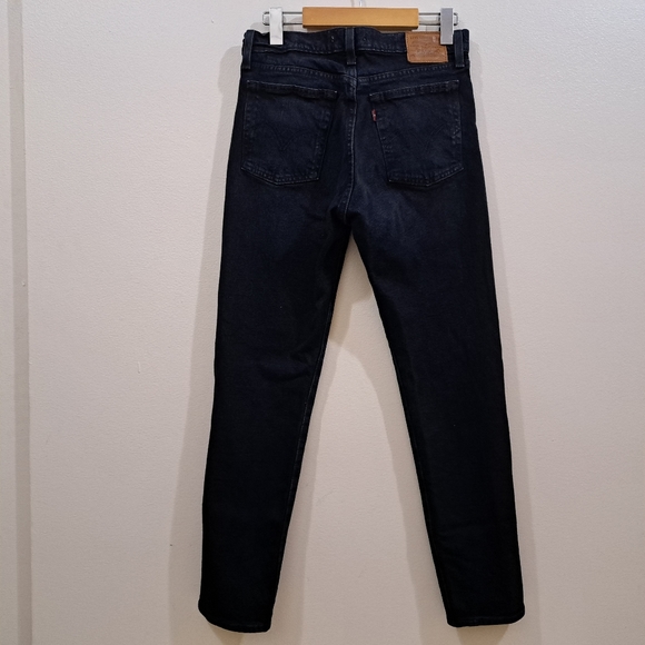 Levi's Wedgie Black denim jeans - Picture 2 of 10